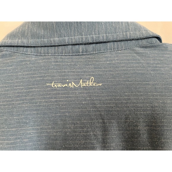 Travis Mathew Golf Polo Short Sleeved Men's Medium Baby Blue - Picture 4 of 5